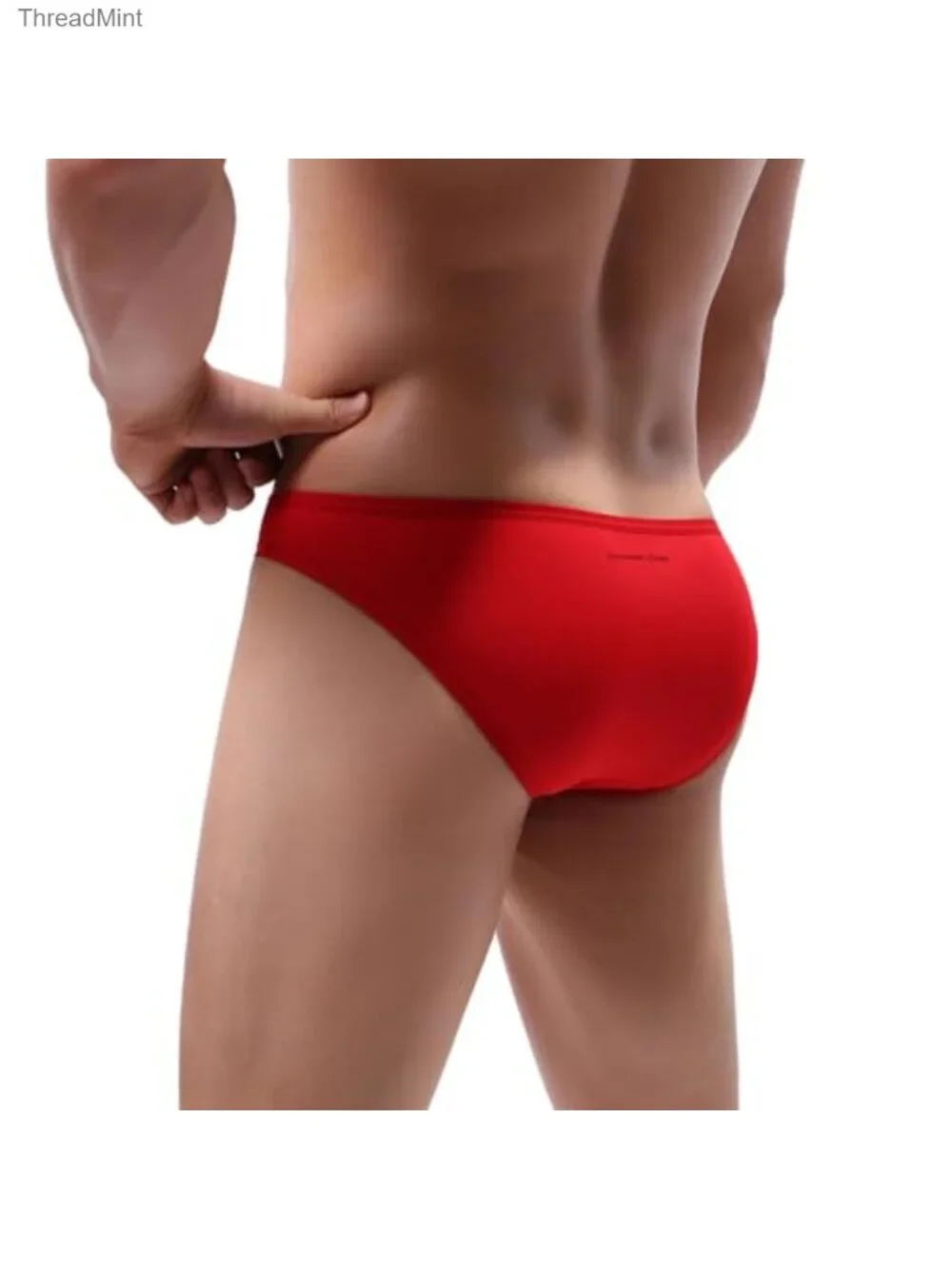 Men's Mesh Micro Briefs Breathable Bulge Pouch Low Rise Slim Fit Underwear